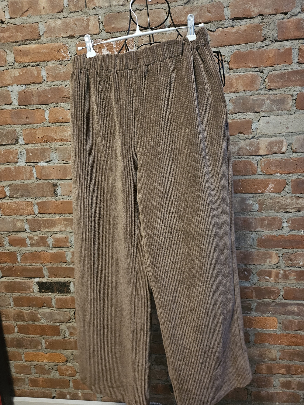 BDG Wide Leg Corduroy Pants in Light Brown - Picture 2 of 5